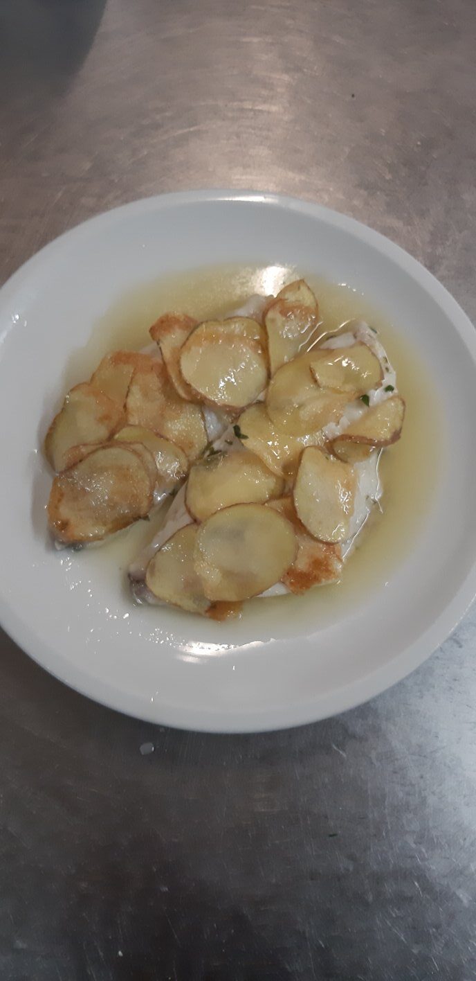 pesce con patate chanteclers